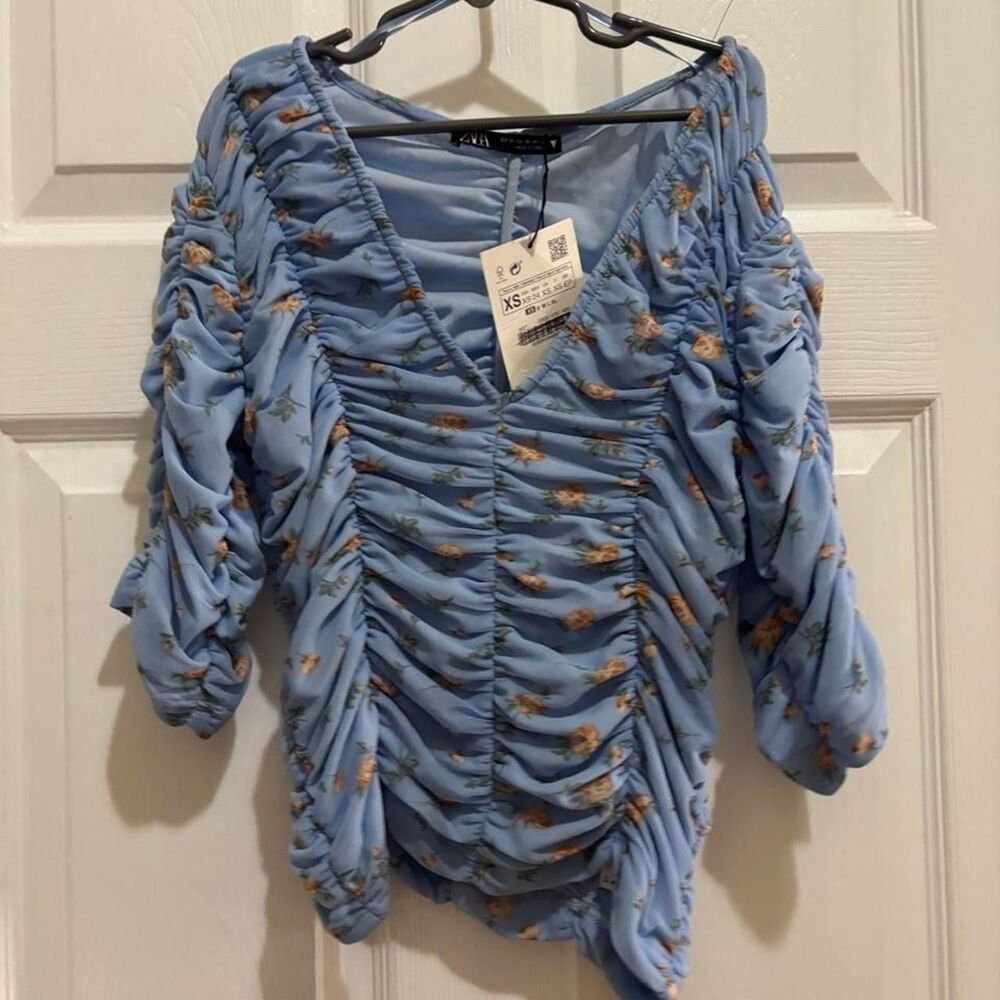 Zara Women's Blue Blouse